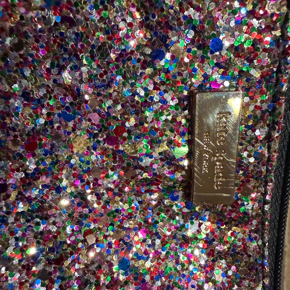 Kate Spade Sparkling Multicolor zipper pouch